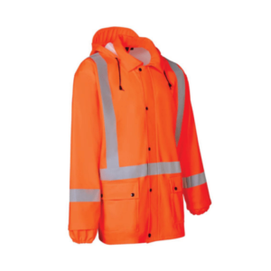Lightweight FR Hi-Vis Safety Rain Jacket